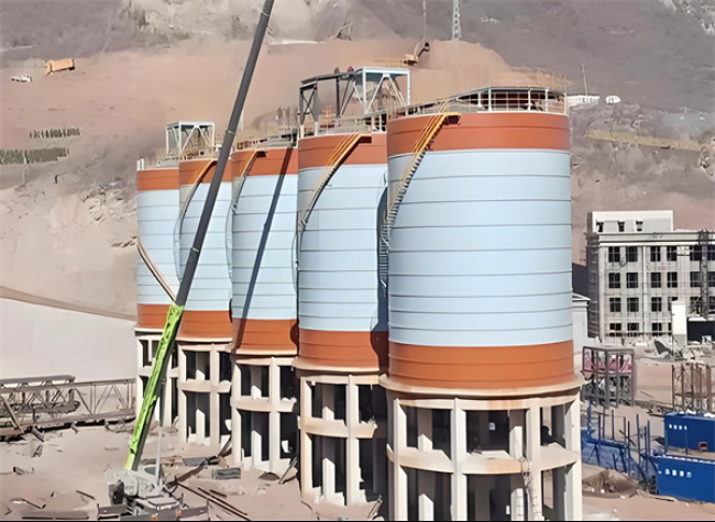 牟定高架钢板仓